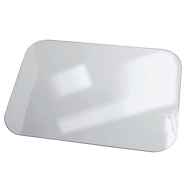 Liegen-Fußauflage 600x400x2mm PVC, durchsichtig