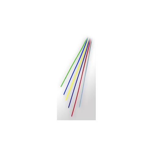 Instrumenten-Bündelschnur aus Silikon AP 100 gelb Abschnitte á 30cm