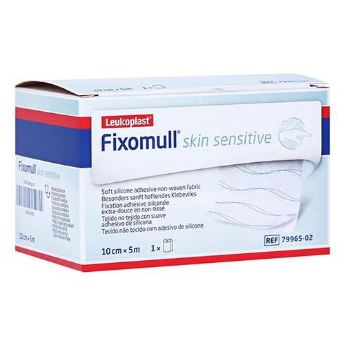 Fixomull skin sensitive 5m x 10cm z. vollflächigen v. Wundauflagen